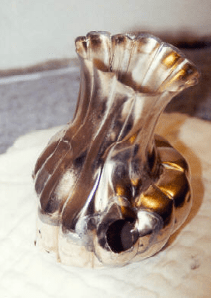 All silver removed from the old plate